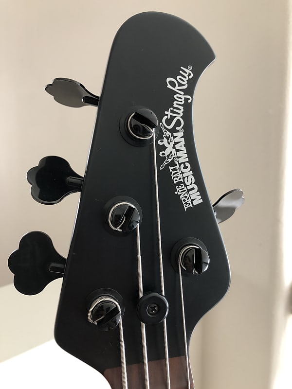 ベース Musicman Stingray SR-4 H Stealth Black Ernie Ball Music Man Bongo 4HH Electric Bass Guitar