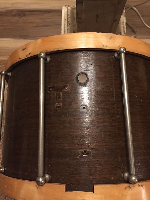 Ludwig Marching Snare 1940's - Brown image 1