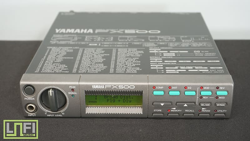 Yamaha FX500 90's Digital Simul-Effect Processor Multi Effects Half Unit  Rack