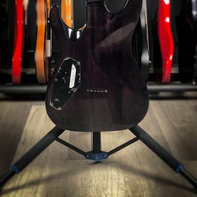 ESP LTD H-200FM Electric Guitar - See Thru Purple image 6