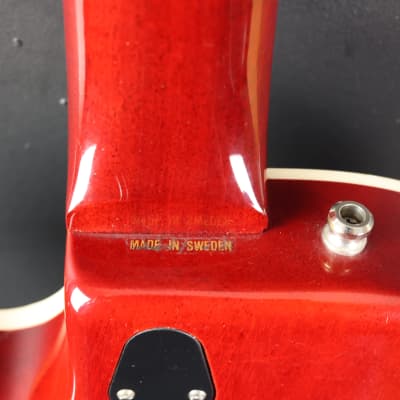 Hagstrom Swede Early 70's Cherry Guitar w/case image 4