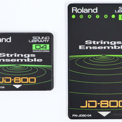 Roland SL-JD80-04 Strings Ensemble ROM Card-Set für JD-800 JD-990 // + 1J GEWÄHR ✅