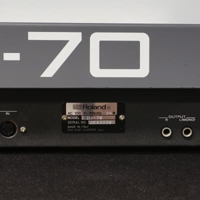 Roland DJ-70 90's Digital Sampling Keyboard Scratch Wheel | Reverb
