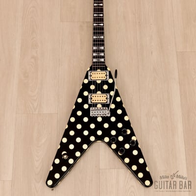 1993 Fernandes FV-105RR Randy Rhoads Flying V Polka Dot