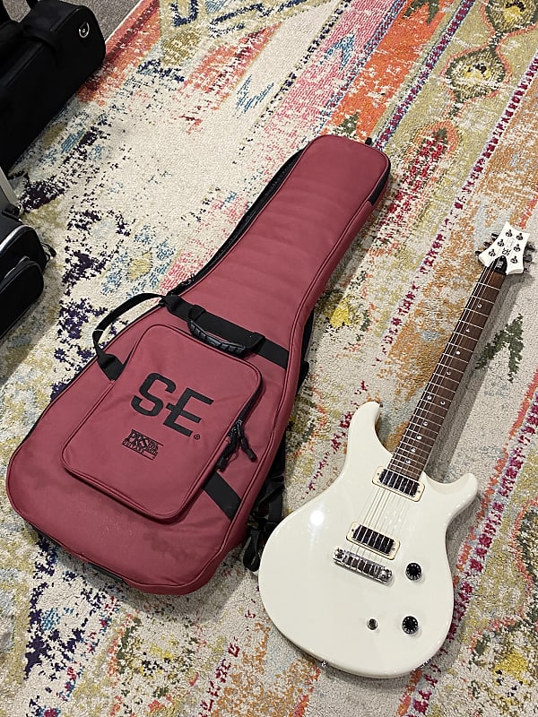 PRS SE Soapbar II in White w/ Upgraded Gibson USA Firebird
