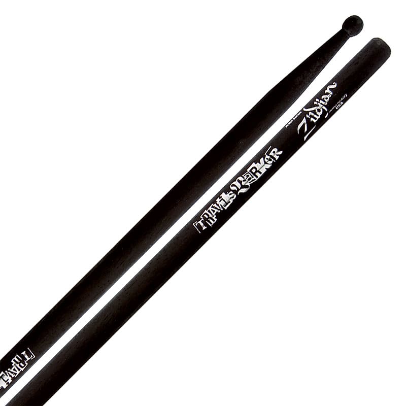Zildjian Travis Barker Artist Series Drumsticks - BLACK, #ZASTBLK image 1