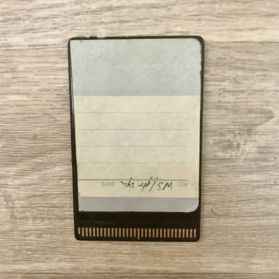 Korg Wavestation Card