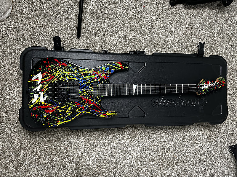 ギター Jackson PC1 30th Anniversary Def Leppard - Jackson 30th Anniversary PC1 'Splatter'- When