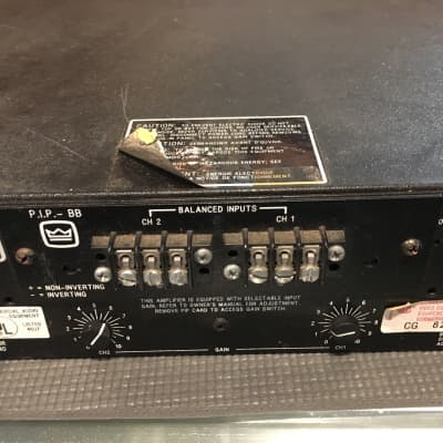 Crown Com-Tech 400 Professional Stereo 400W Power Amplifier