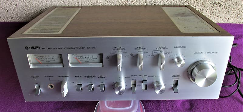 Yamaha CA-810 Natural Sound Integrated Stereo Amplifier-Needs TLC-AS  IS_Vintage Yamaha CA-810 Amp