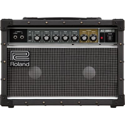 Roland JC-22 Jazz Chorus 30W 2x6.5 Guitar Combo Amplifier Regular Black image 6