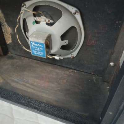 1965 Fender Vibro Champ Amp - Black Face Transitional image 12