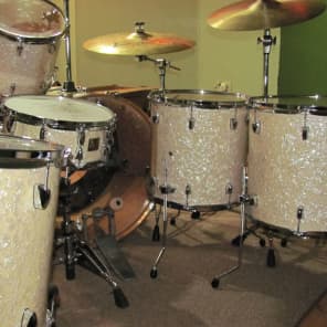 Phil Ehart's KANSAS Yamaha Beech Absolute Custom Complete Drum Set.  Signed, Authenticated image 5