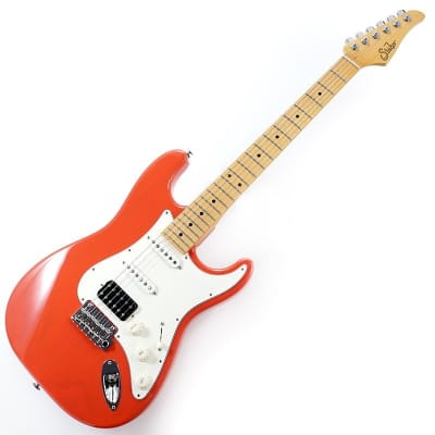 Suhr Guitars JE-Line Classic S Ash HSS (Trans Fiesta Red/Maple) [SN.71884] [Special price] image 2