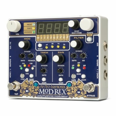 Electro Harmonix Mod Rex Polyrhythmic Modulator Effects Pedal image 2