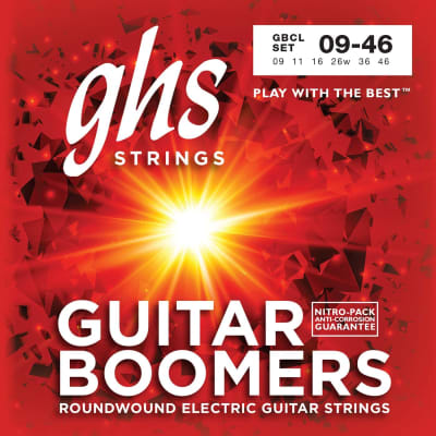 GHS GCBL Boomers Custom Light Electric Guitar Strings .009-.046 image 2
