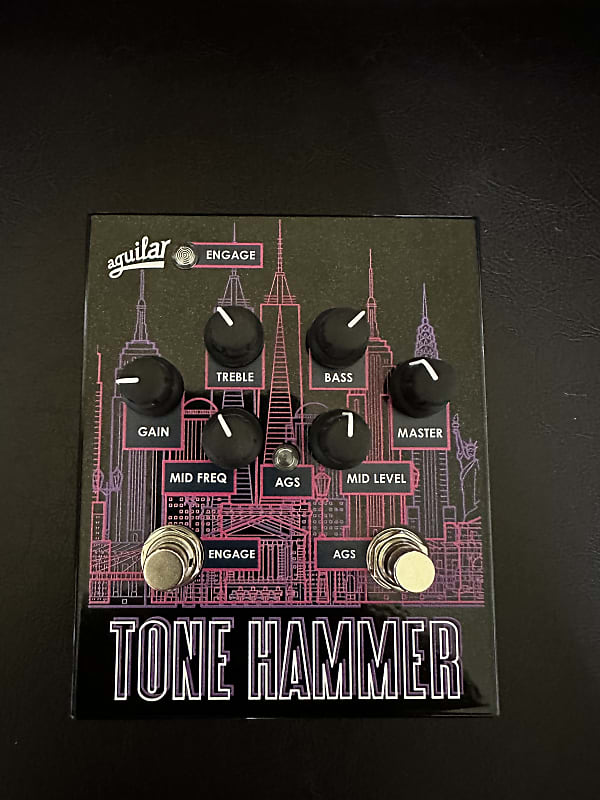 Aguilar NYC Anniversary Tone Hammer Pedal Reverb