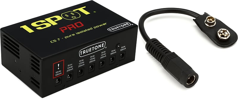 Truetone 1 SPOT PRO CS7 7-output Isolated Guitar Pedal Power