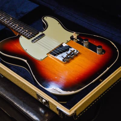 Fender Custom Shop '60s Telecaster Custom Relic - Chocolate 3-Color Sunburst image 5