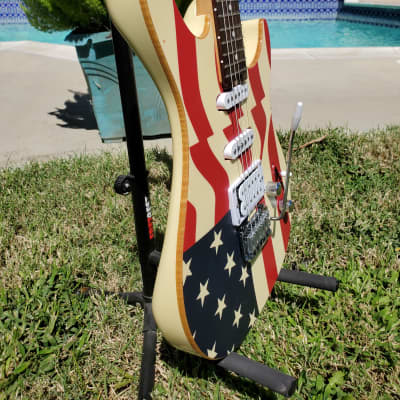 Peavey ST-LTD Limited Edition American Flag Electric Guitar (Parts Guitar) image 7