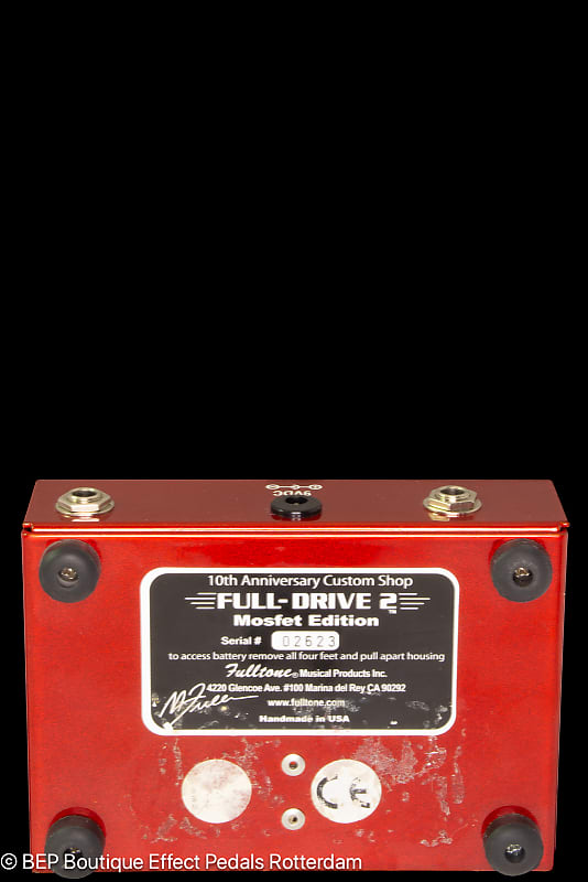 Fulltone Full-Drive 2 10th Anniversary MOSFET 2000s s/n