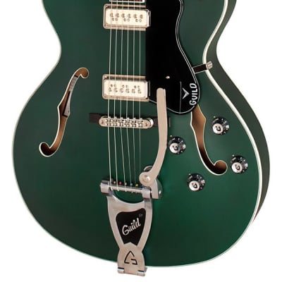 Guild X-175 Manhattan Special - Hollow Body Electric - Fjord Green image 1