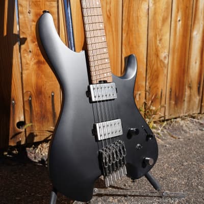 Ibanez QX52BKF Black Flat Headless 6-String Electric Guitar w/ Gig Bag (2023) image 1