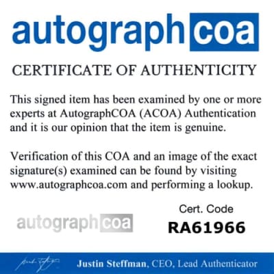 Pierre Bouvier Autographed Signed Guitar ACOA image 4