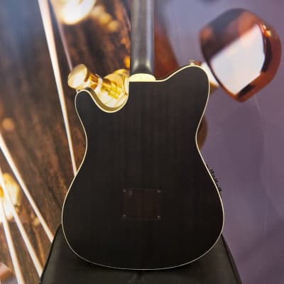 Ibanez TOD10N-TKF Signature Guitar 6-Str. Tim Henson, Nylon String Transparent Black Flat image 8