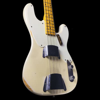 Fender 1957 Precision Bass Guitar in Olympic White USA, Pre-Owned image 2