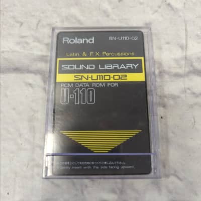 Roland SN-U110-02 Latin & FX Percussions Sound Library PCM Data ROM Card for U110