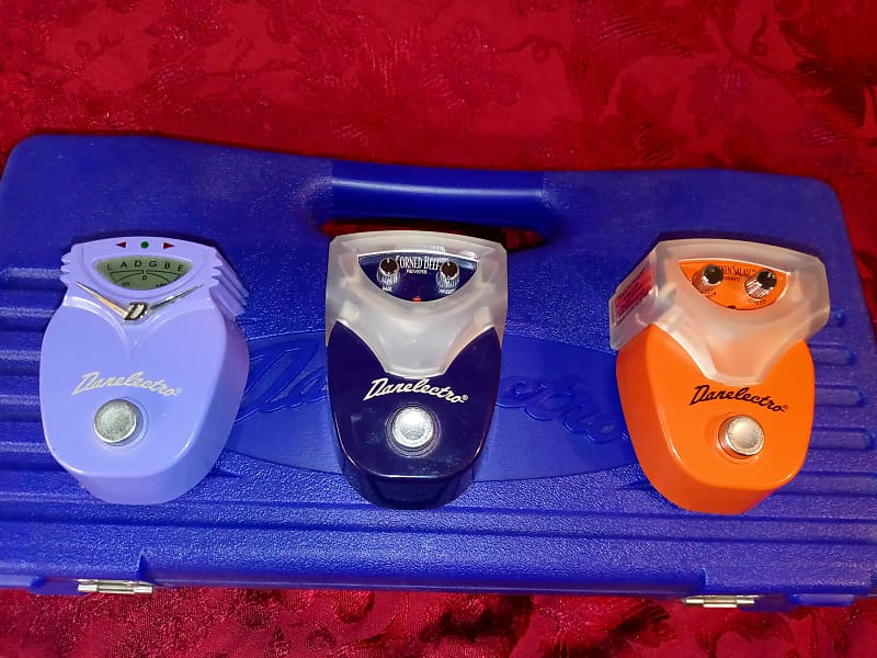 Danelectro Pedal Board and 3 Mini Pedals early 2000"s Reverb