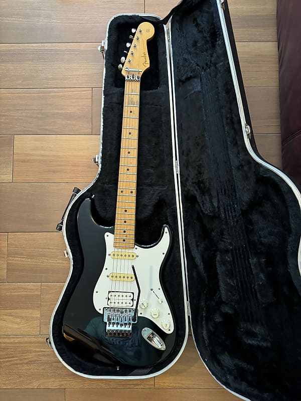 Fender Stratocaster/Floyd Rose 1990/1991 - Black | Reverb