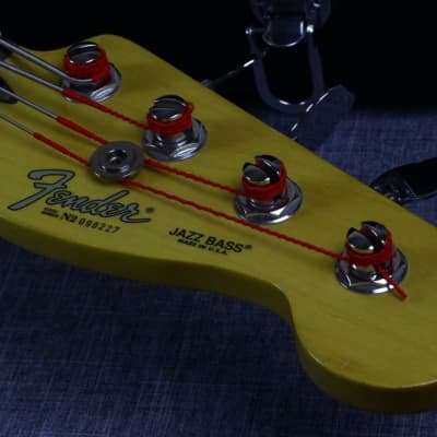 Fender  American LongHorn Boner Jazz Bass  1992 Deep Blue image 7