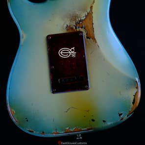 Fender Stratocaster Blue Sky Burst Aged Heavy Relic Rare image 7