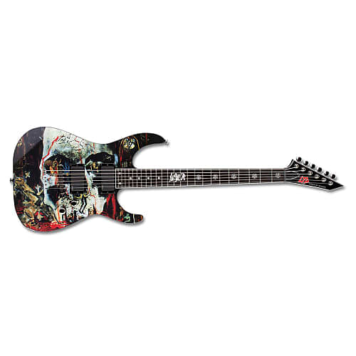 ESP LTD Slayer - 2012 Signature Black with South of Heaven Graphic image 1