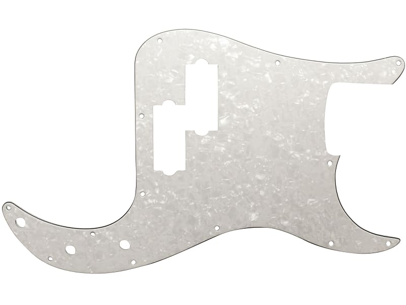 Precision bass pickguards White Pearloid Reverb UK
