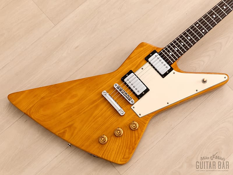 1977 Greco EX800 Explorer Vintage Electric Guitar, Destroyer 2459,  Near-Mint w/ Case & Hangtags, Japan Fujigen