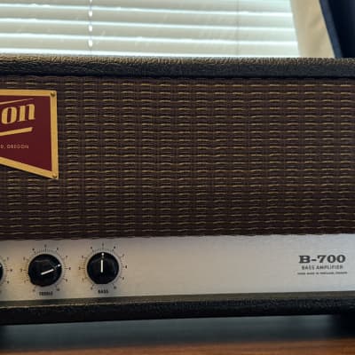 Benson Amps B-700 Bass Amp Head - Black Tolex/Oxblood Grille for sale