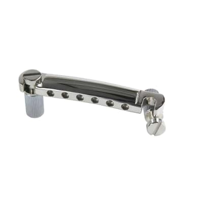 Gibson Stop Bar Tailpiece w/Studs & Inserts - Nickel for sale