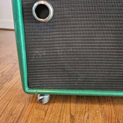 Plush P1000 S Head and 2x15" Cabinet 1968-1974 - Green Sparkle image 14