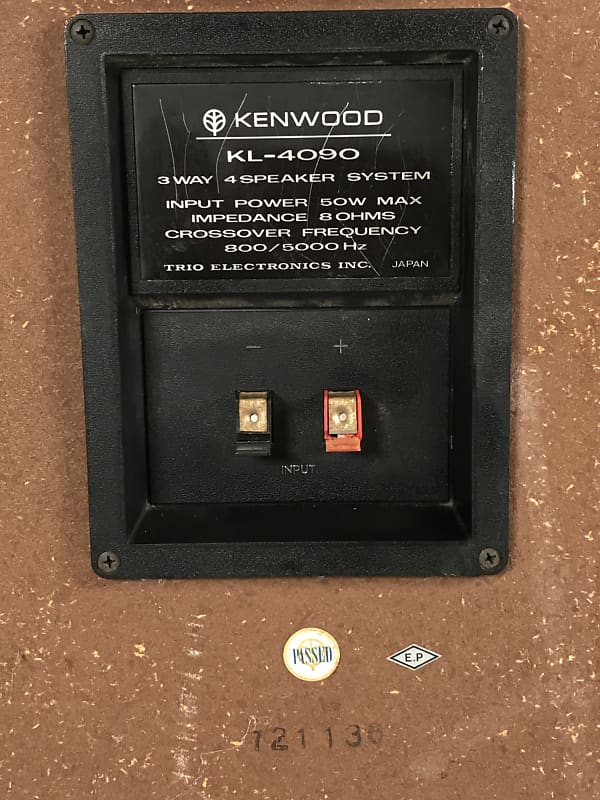 Vintage Kenwood KL-4090 Speaker Pair Reverb Sweden