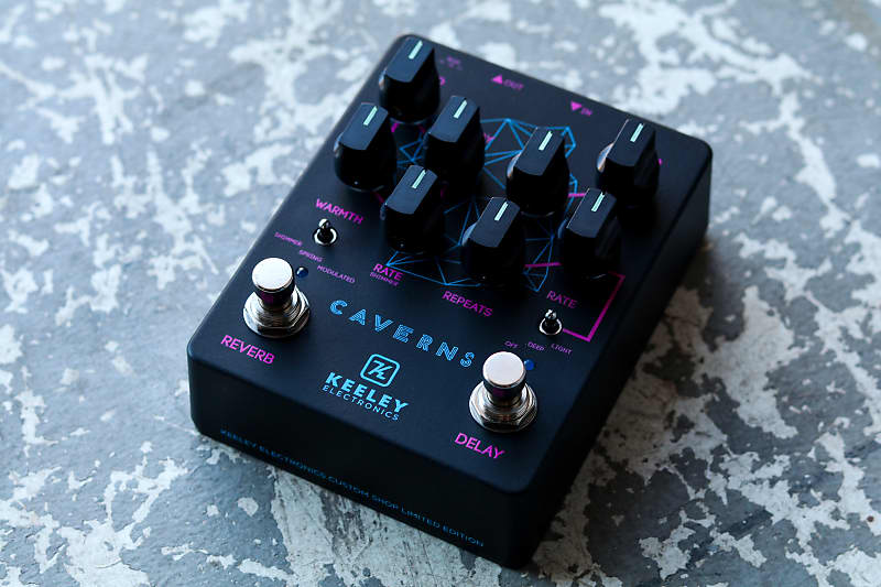 Keeley Caverns Delay Reverb V2 Limited Edition Black