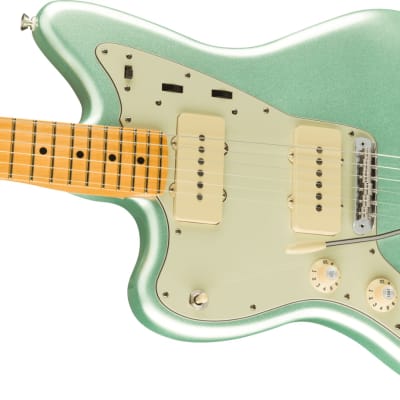 Fender American Professional II Jazzmaster Left-Handed. Maple Fingerboard, Mystic Surf Green image 4