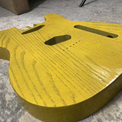 Warmtone Custom Guitar Body Telecaster “SpongeBob” Tele image 5