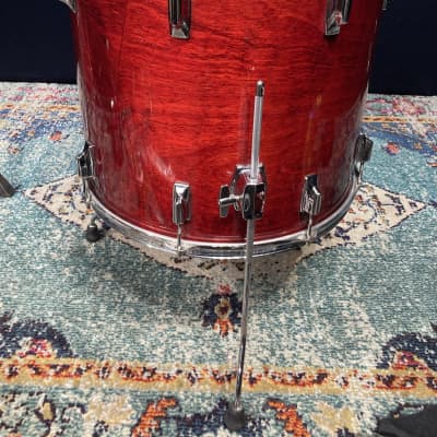 Tama - 18x16" Superstar Floor Tom 1980's - "Neil Peart" Cherry Wine image 8