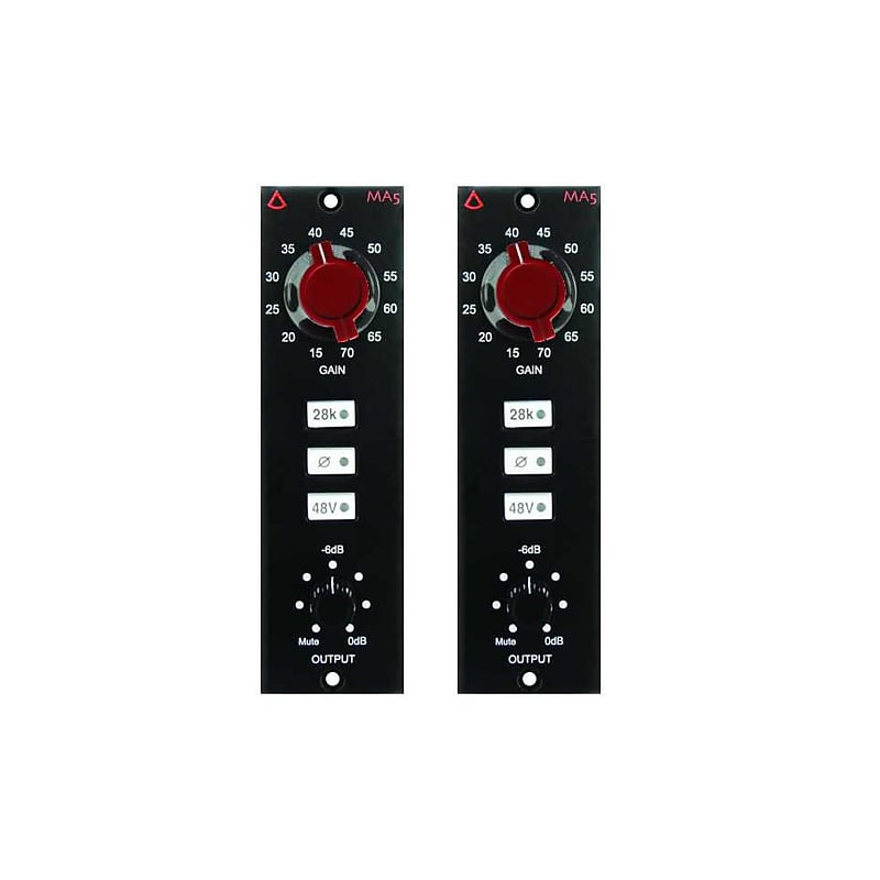 New Avedis Audio MA-5 Stereo Pair Mic Preamp 500 Series