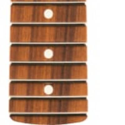 Fender Roasted Maple Stratocaster Neck, 22 Jumbo Frets, 12", Pau Ferro, Flat Oval Shape image 4