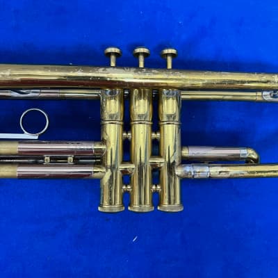 Vintage Olds Super Bb Trumpet with Original Case Just Serviced Los Angeles 1954 image 15