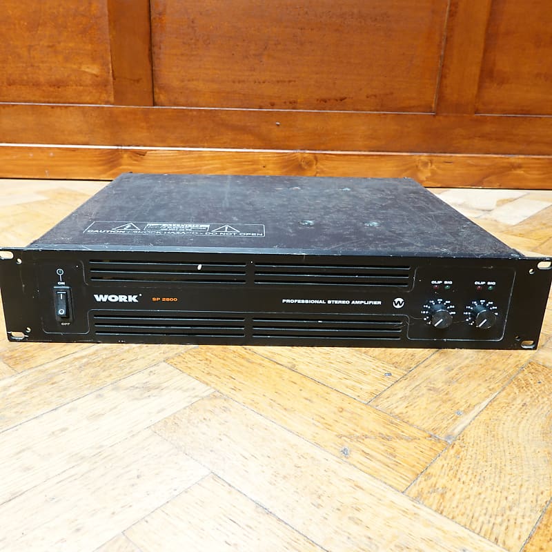 Work SP2800 Professional Stereo Amplifier Black image 1